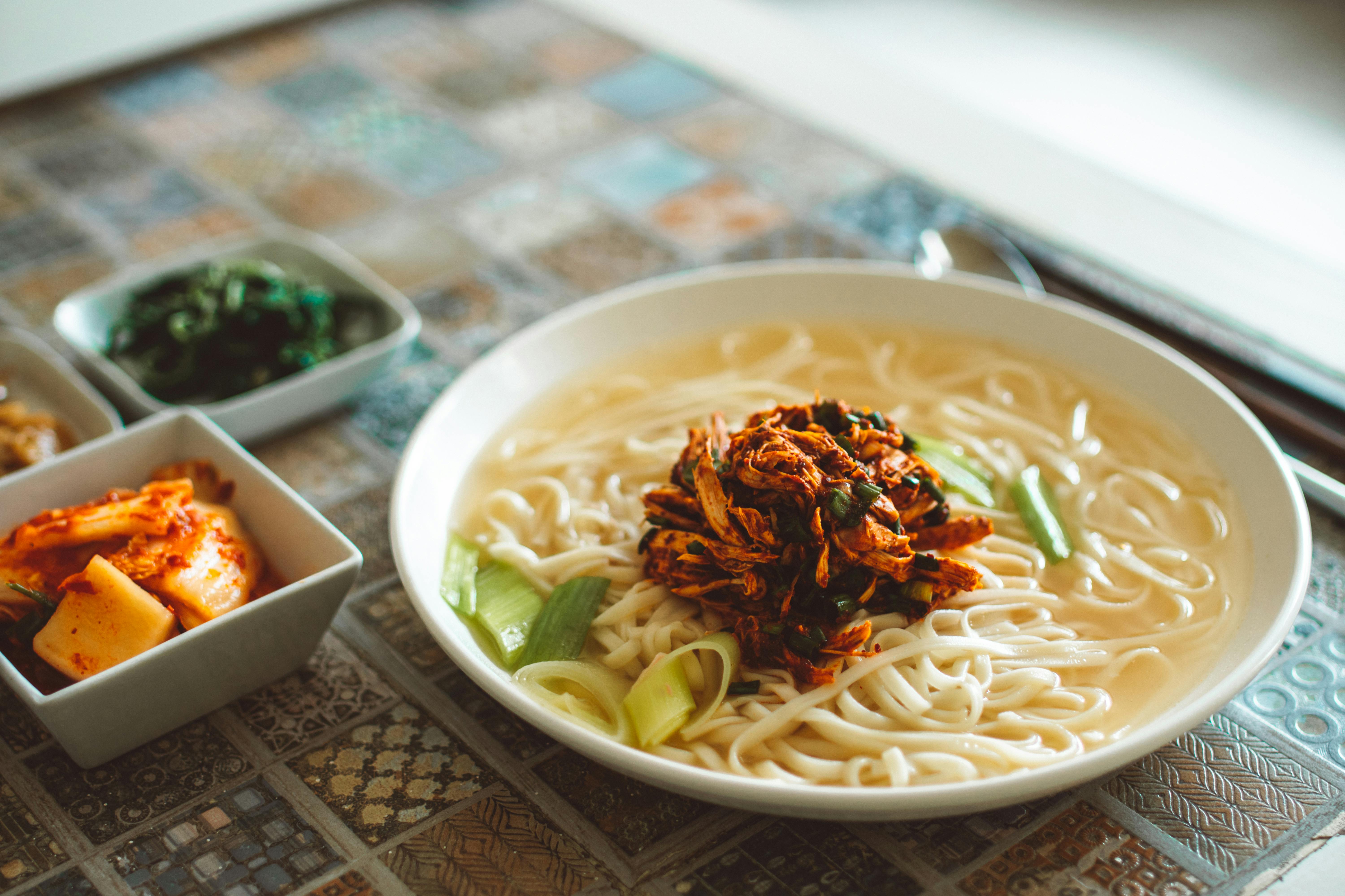 Discover Our Kimchi!,kimchi with noodle bowl